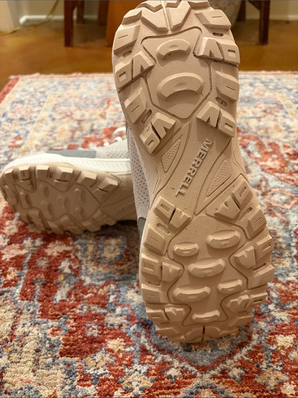 Merrell Women's Light Gray Athletic Hiking Sneakers - Picture 11 of 15